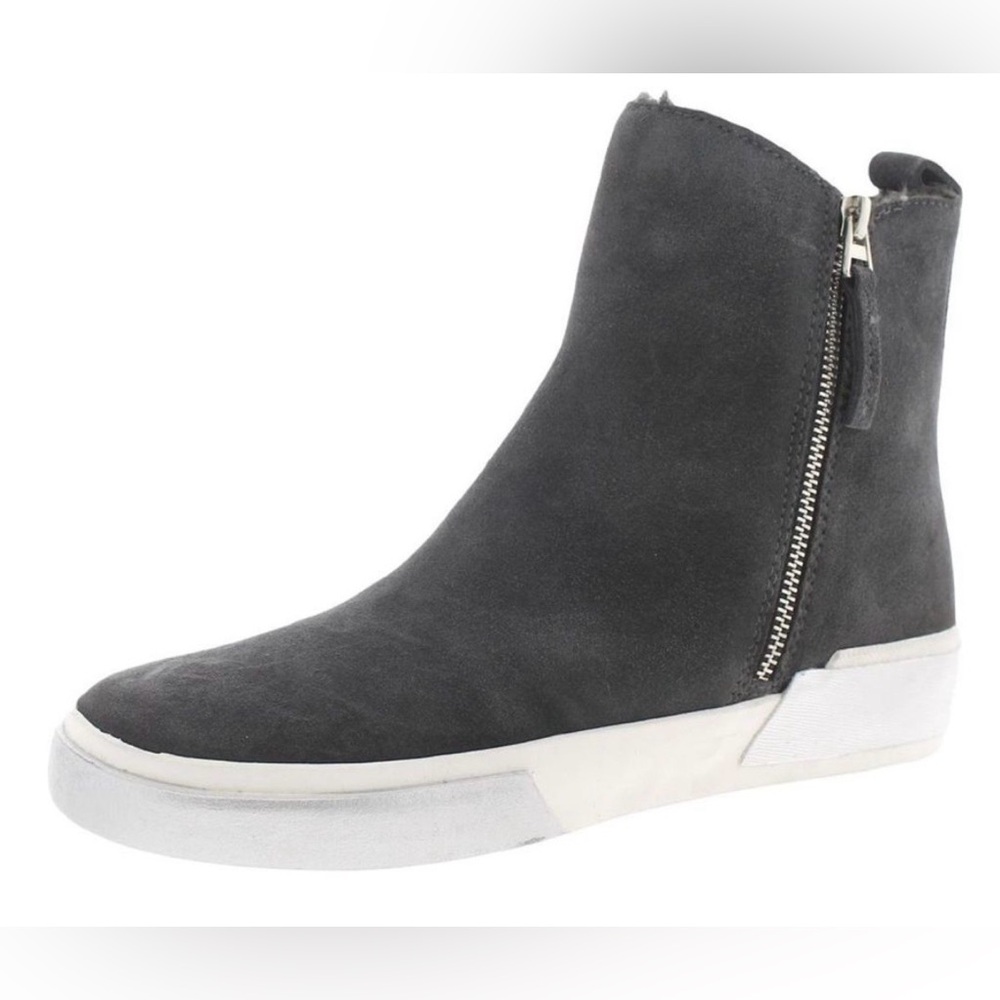 Dolce Vita Zony Gray Suede Booties